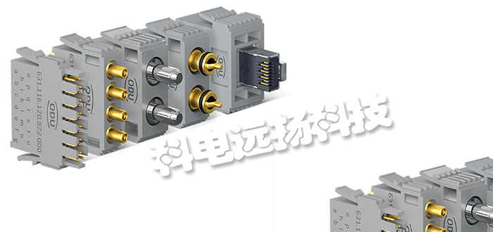 德国ODU重载连接器D216模块电源连接器